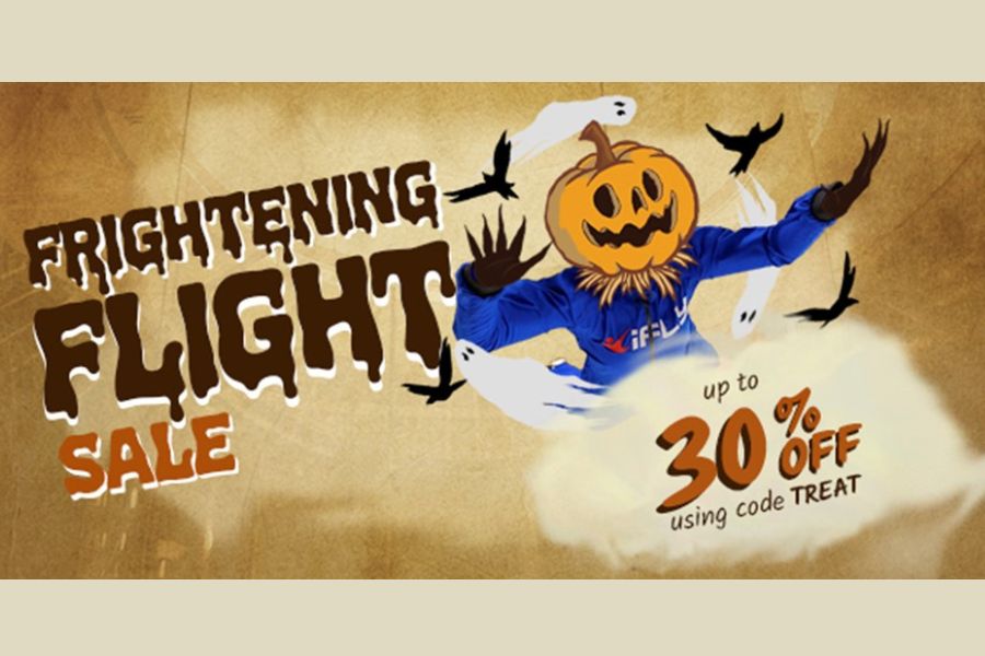 Halloween @ iFLY Melbourne | Up To 30% Off Flights